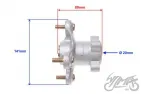 HUB, FRONT WHEEL ATV 250 STXE
