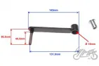 ARM ASSY, DRIVE CHAIN TENSIONER W/BUSH ATV 150