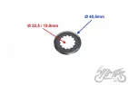 WASHER, DRIVE SPROCKET XY300STE