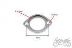 CLAMP, EXHAUST PIPE FOR SHINERAY XY150-17
