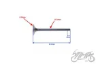 VALVE, EXHAUST FOR SHINERAY XY150-10D