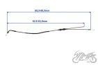 CABLE, THROTTLE ATV XY250ST-9C AUTOMATIC