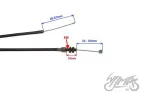 CABLE, THROTTLE ATV XY250ST-9C AUTOMATIC