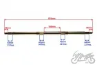 AXLE, REAR ATV XY200ST-9 B VER. C