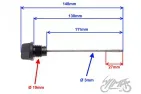 DIPSTICK, OIL LEVEL GAUGE ATV 250ST-4B