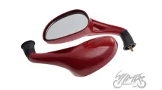 MIRROR SET, REAR VIEW RED