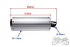 MUFFLER 4T W/CATALYSER JONWAY SHOTGUN