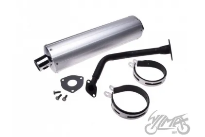 MUFFLER ASSY JONWAY NEW ADVENTURE 125 GY6 4T W/EX. PIPE