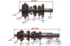 GEAR BOX ASSY, MAIN+COUNTER FOR ZIPP VZ-2