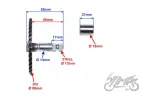 SHAFT, KICK STARTER W/BUSH 4T