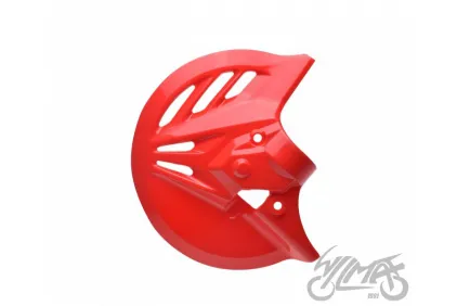 GUARD, BRAKE DISC ROTOR COVER RED FOR HONDA CRF
