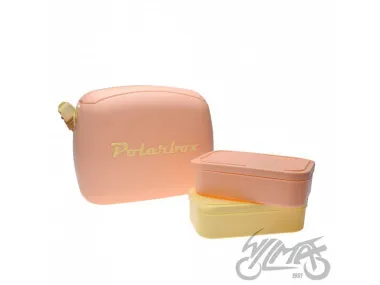 ŠALTKREPŠIS, KELIONINIS ŠALDYTUVAS POLARBOX LUNCH ORANŽINIS 9397 6L