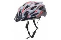 DVIRATININKO ŠALMAS M BALTAS/RAUDONAS