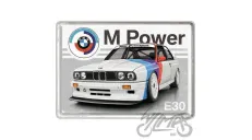 ATVIRUKAS, METALINĖ LENTELĖ 14X10cm BMW MOTORSPORT 10336