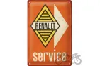 TIN SIGN 20x30 RENAULT SERVICE 22431