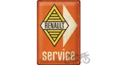 TIN SIGN 20x30 RENAULT SERVICE 22431