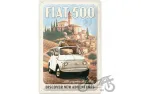 TIN SIGN 20x30 FIAT 500 DISCOVER NEW 22433