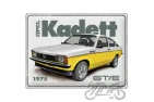 TIN SIGN 30x40 OPEL KADETT GT/E 23377