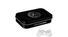 MĖTYNIŲ SALDAINIŲ DĖŽUTĖ MINTBOX XL MERCEDES BENZ LOGOTIPAS 82129