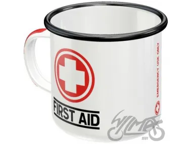 MUG ENAMEL FIRST AID 43207