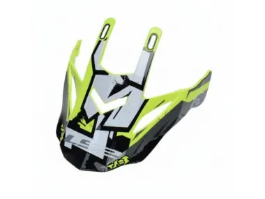 MX437 EVO PEAK CRUSHER BLACK H-V YELLOW