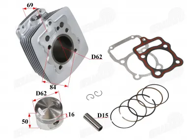 Cylinder for ATV quad bike, motorcycle 150cc