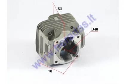 Cylinder for ATV quad bike, motorcycle 50cc 2-stroke
