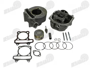 Cylinder for ATV quad bike, motorcycle, head GY6 150cc D57.4 PIN15