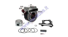 Cylinder for ATV quad bike, motorcycle GY6 125cc D52.4 Outer diameter 58.5mm