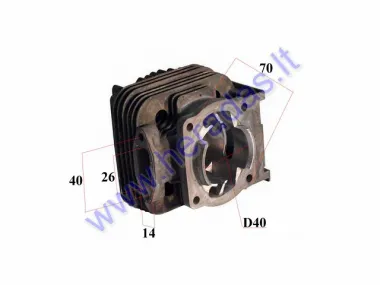 Cylinder of gasoline brush cutter, trimmer 43cc 40F-5 40mm CG43040F-5-1a