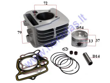 Cilindras motociklo 125cc analogas CBF88054