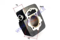 Cylinder for motorcycle 250cc D69 air-cooled