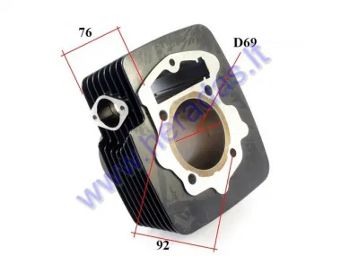 Cylinder for motorcycle 250cc D69 air-cooled