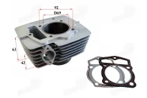 Cilindras motociklo 250cc D69 oru aušinamas