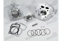 Cilindras motorolerio su galvute 125cc D56.45 PIN15 keturtaktis CG125 156FMI OHV ROMET ZETKA