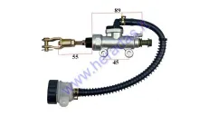 Brake master cylinder with reservoir for ATV quad bike