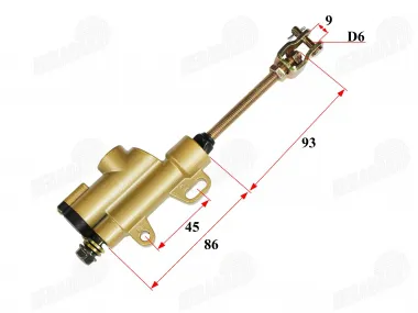 Brake master cylinder for motorcycle brake pump CROSS