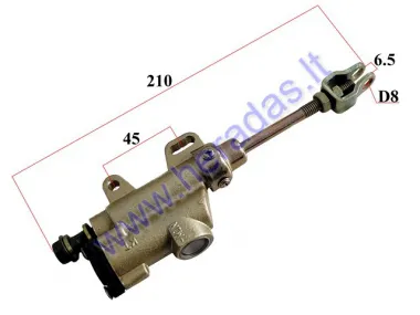 Brake master cylinder for motorcycle