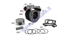 Cylinder piston set 150cc D57.4 4-stroke GY6