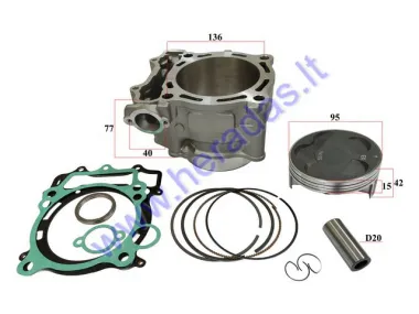 Cylinder piston set for ATVquad bike 450cc water-cooled  For YFZ450 YFZ 450