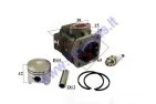 Cylinder piston set for ATV quad bike, motorcycle D44 50cc 60cc 2-stroke