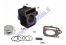 Cylinder piston set for moped D47 72cc