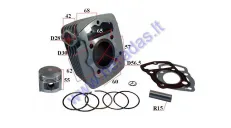 Cylinder piston set D56.5 125cc