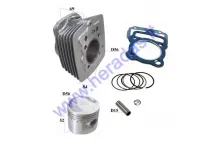 Cylinder piston set for 125cc motorcycle D56mm PIN15 CG 125 156FMI