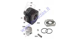 Cylinder piston set for scooter D40 50cc