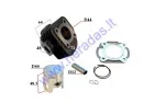 Cylinder piston set for scooter D44 60cc PIN 12 Benzer 2T, Keeway, Kingway   Longjia, Romet 2T