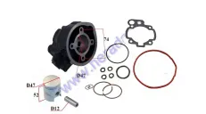 CYLINDER PISTON SET FOR SCOOTER D47 70cc AM6 Minarelli