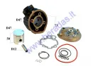 CYLINDER FOR SCOOTER WITH CYLINDER HEAD D47 70cc AM6  Yamaha DT,Tzr, Rieju RR,RRX,Tango,Mrt, MRX, Aprilia. Minarelli LC