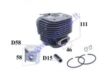 CYLINDER KIT FOR STIHL MS070