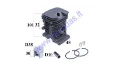 Cilindro komplektas su stūmokliu STIHL MS180 D38 PIN10